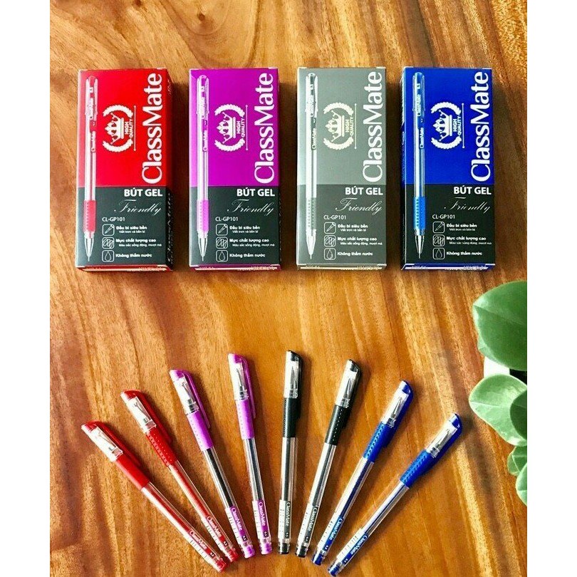 [GIÁ RẺ ] Hộp 12 Bút nước Classmate CL-GP101 0.5mm viết êm | Shopee ...
