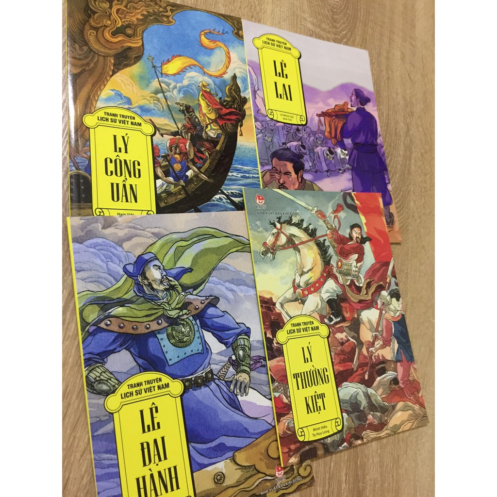 Ảnh Sách – Tranh Truyện Lịch Sử Việt Nam: Trần Hưng Đạo - Ngô Quyền - Lý Công Uẩn - Lê Lợi - Trần Nhân Tông - Lý Nam Đế ... 2