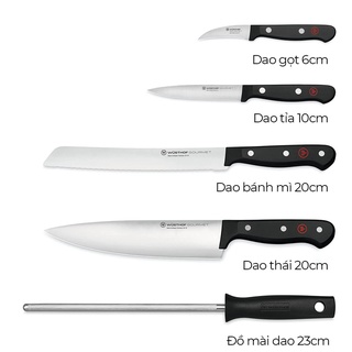 [TRẢ GÓP 0%] Bộ dao 5 món Wusthof Gourmet-Hàng chính hãng 100%