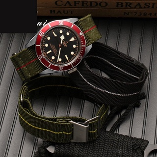 Dây Đeo Nylon Co Giãn Thay Thế 60s 18mm 20mm 22mm Cho Đồng Hồ