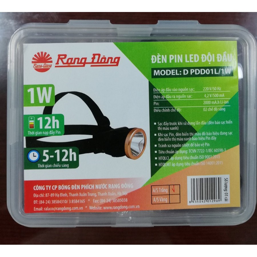 Ảnh Đèn Pin LED Đội đầu Chính Hãng Rạng Đông giúp chiếu sáng khi mất điện, trợ thủ đắc lực mùa mưa bão 2