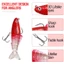 1 Mồi Câu Cá Giả 9cm / 17g 8 Đoạn Phát Sáng