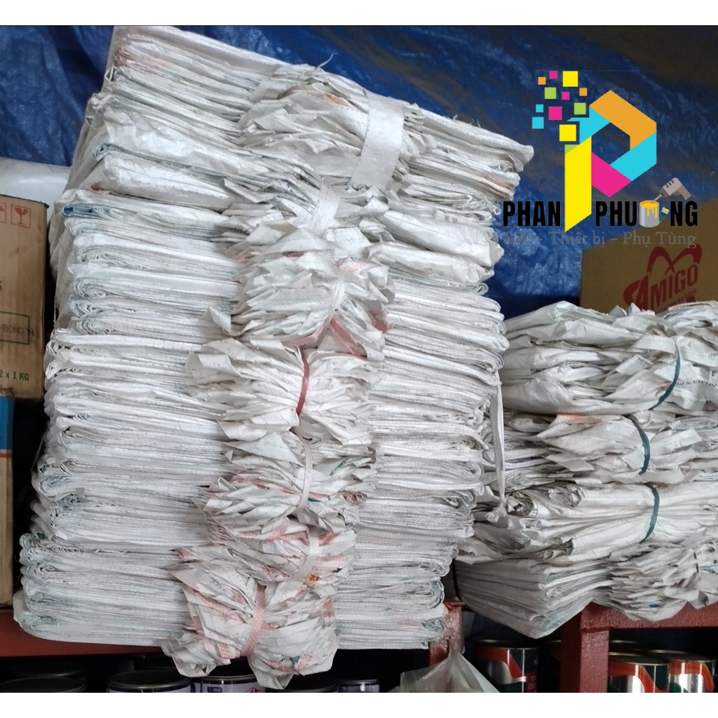 COMBO 10 TÚI XÁCH BAO TẢI TRẮNG/ GIỎ XÁCH/ TÚI BAO TẢI DỨA SIZE 250/300/400/500/800mm