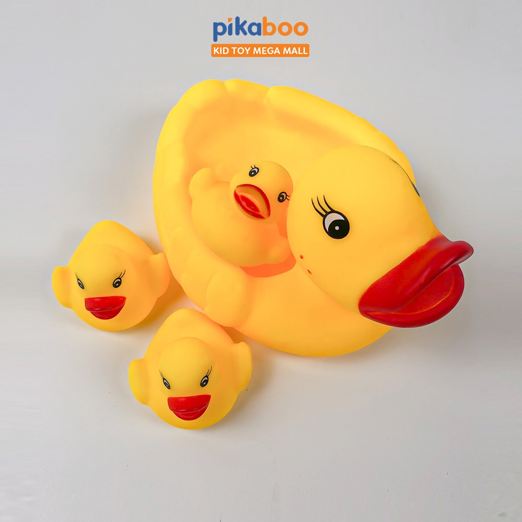 Ảnh Đồ chơi chíp con vật thả bồn tắm cao cấp Pikaboo, hình con vật đáng yêu ngộ nghĩnh an toàn cho bé 2