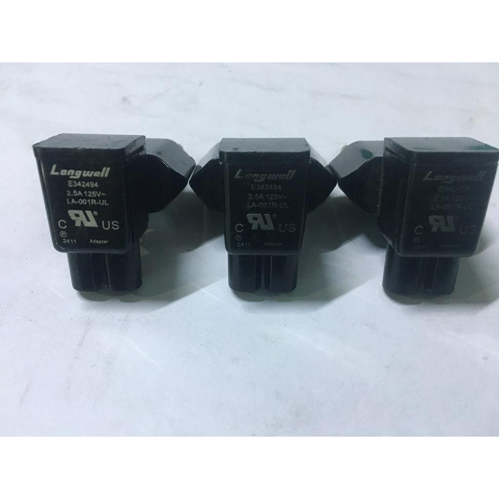 Nguồn AC Cắm IEC hình số 8 C7 ổ cắm NEMA 1-15P chân phẳng đến IEC320 C7