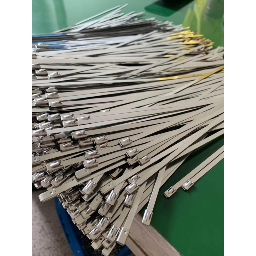 100 Dây rút INOX 304 kích thước 4.6x300mm ( dây thít INOX 304) | Shopee ...