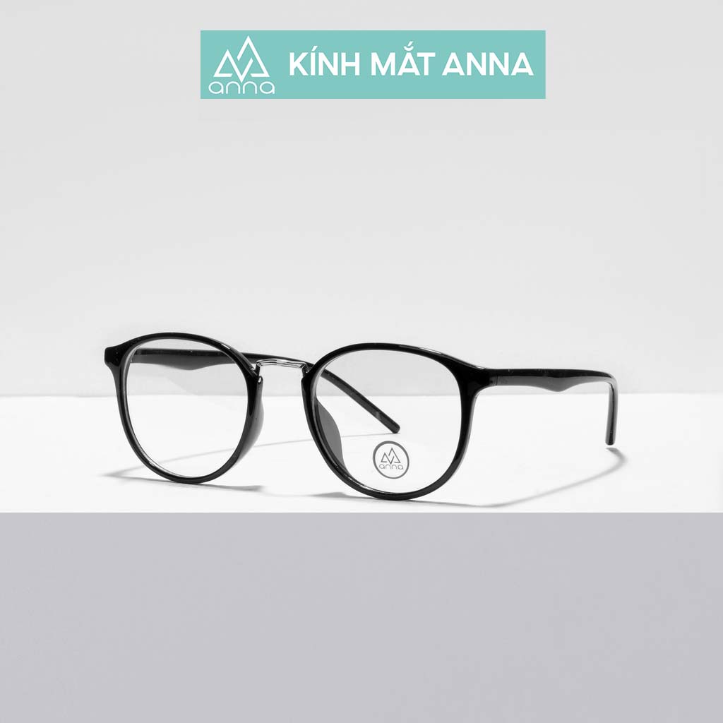 Gọng kính mắt thời trang ANNA dáng tròn gọng nhựa dẻo 170HQ003