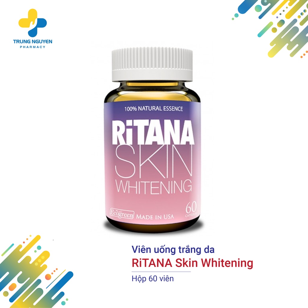 Vi n u ng tr ng da RiTANA Skin Whitening H p 60 vi n Shopee