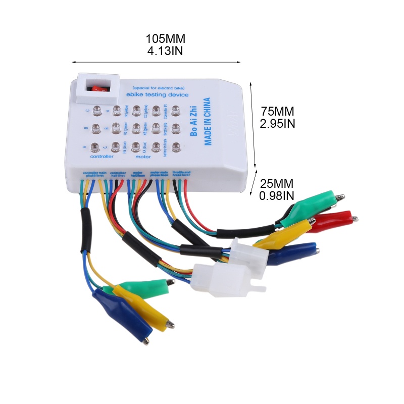 Máy kiểm tra xe đạp điện Kool 24 36 48 60 72V Phụ kiện xe điện động cơ không chổi than bền bỉ