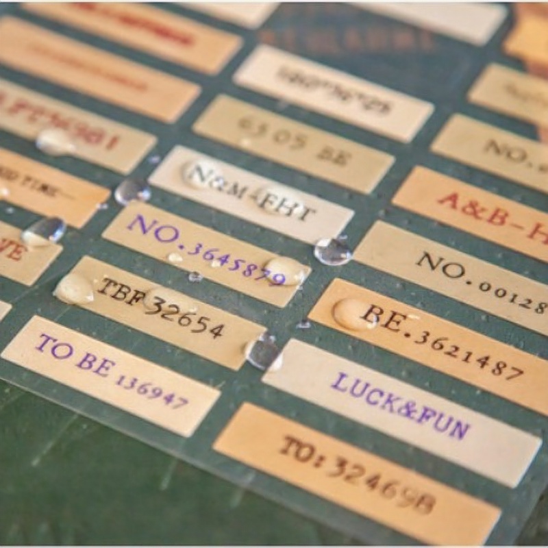 Sticker vintage dán sổ dán mũ bảo hiểm trang trí cá nhân 2 tấm retro HD67-K56