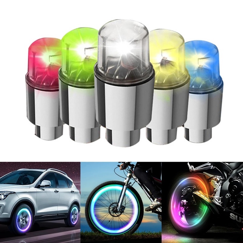 Đèn LED gắn van bánh xe chống thấm nước trang trí cho xe đạp xe ...