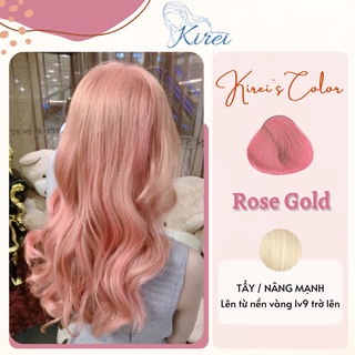 Bạn muốn có mái tóc màu rose gold đầy cuốn hút và thời thượng? Không cần phải đến salon đắt tiền, chỉ cần sử dụng thuốc nhuộm tóc màu rose gold tại nhà cũng có thể tạo ra màu tóc rực rỡ như ý muốn. Hãy cùng xem hình ảnh liên quan để được trải nghiệm sự đổi mới cho mái tóc của bạn.