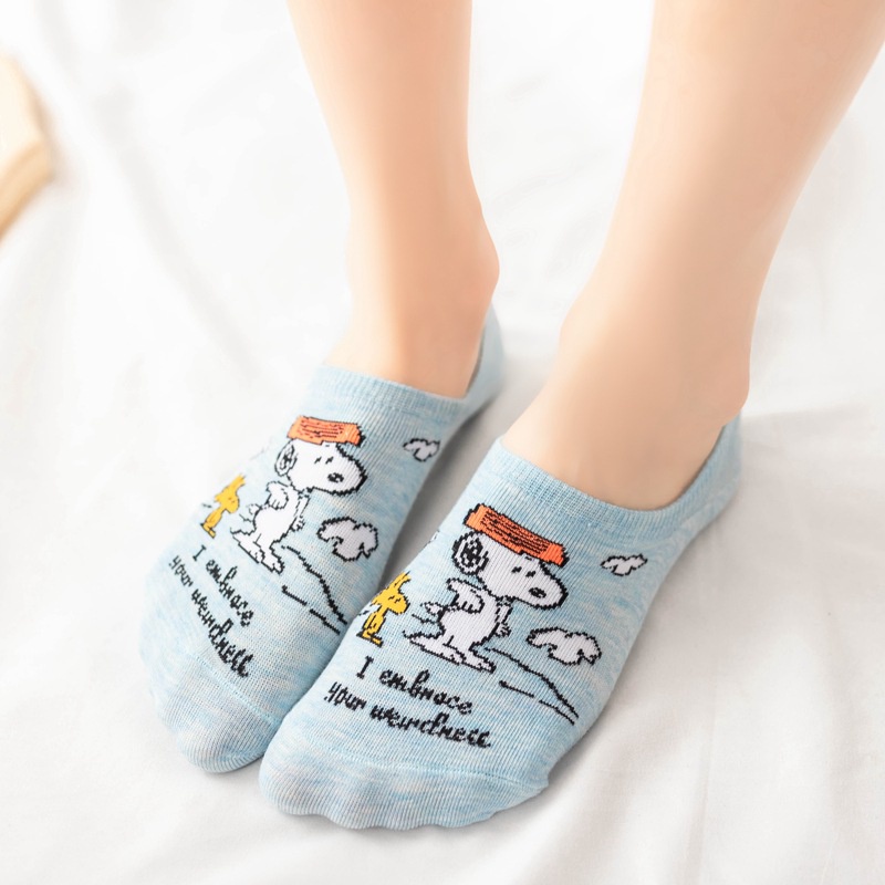 Vớ Cotton Cổ Trung Họa Tiết Hoạt Hình Snoopy Phong Cách Mới Cho Nữ | BigBuy360 - bigbuy360.vn