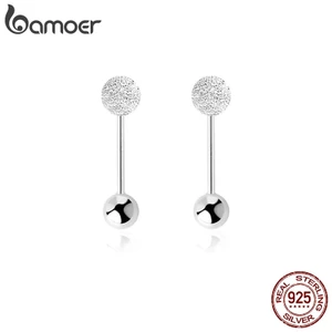 Bamoer Khuyên Tai Bạc 925 Thời Trang Cho Nữ