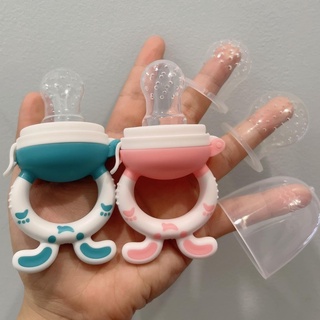 Trọn Bộ Túi Nhai Tập Ăn Dặm Có 3 Núm Nhai S M L Cho Bé