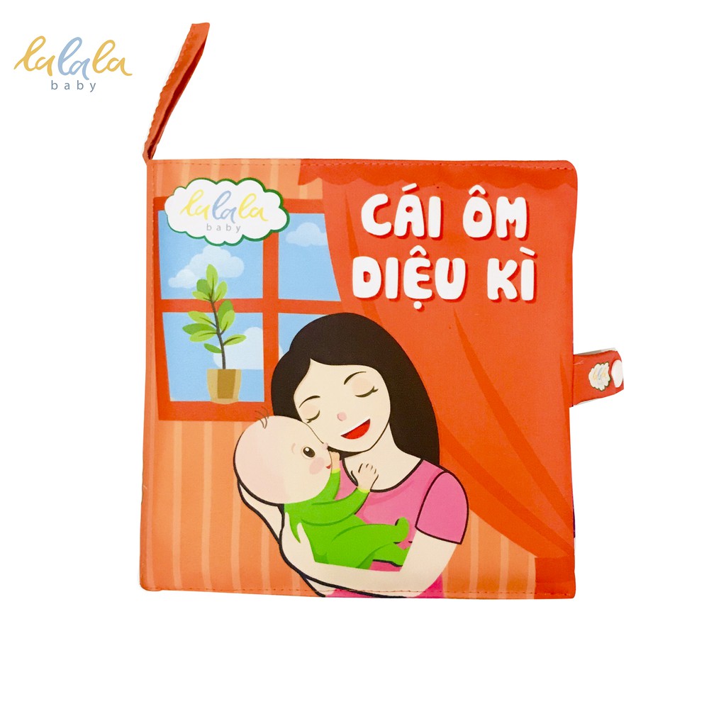 Bộ 2 sách vải Lalala Baby Đồ chơi cho bé sơ sinh Giáo dục cảm xúc: Bé cảm thấy thế nào và Cái ôm diệu kỳ
