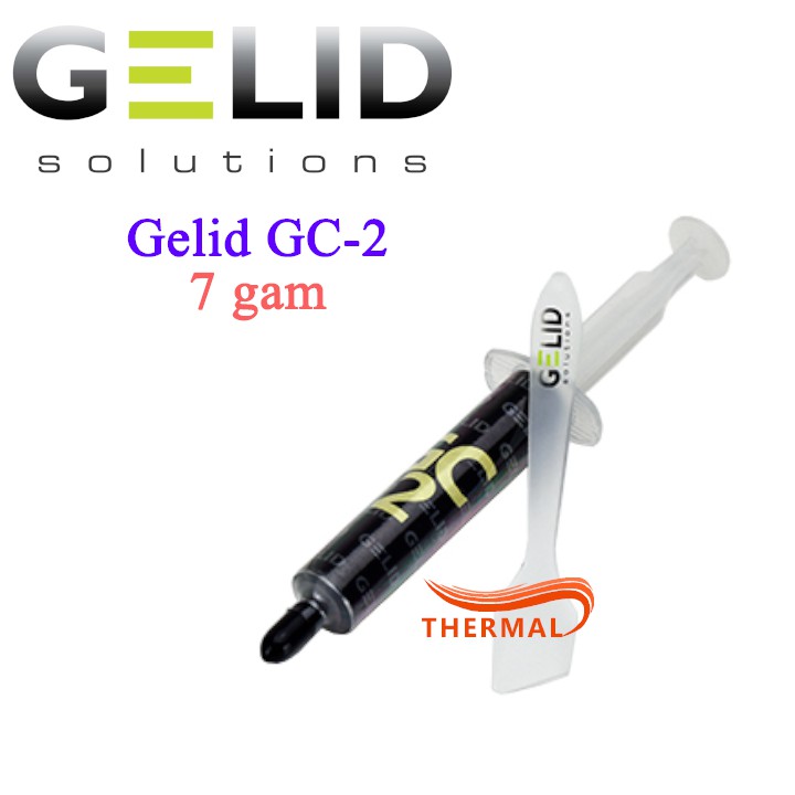 Keo tản nhiệt cpu Gelid GC-2 7gam - Hiệu năng tốt, Không dẫn điện ...