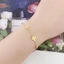 Vòng tay titan nữ không gỉ mặt cỏ 4 lá may mắn lắc tay titan phong cách trẻ trung tinh tế