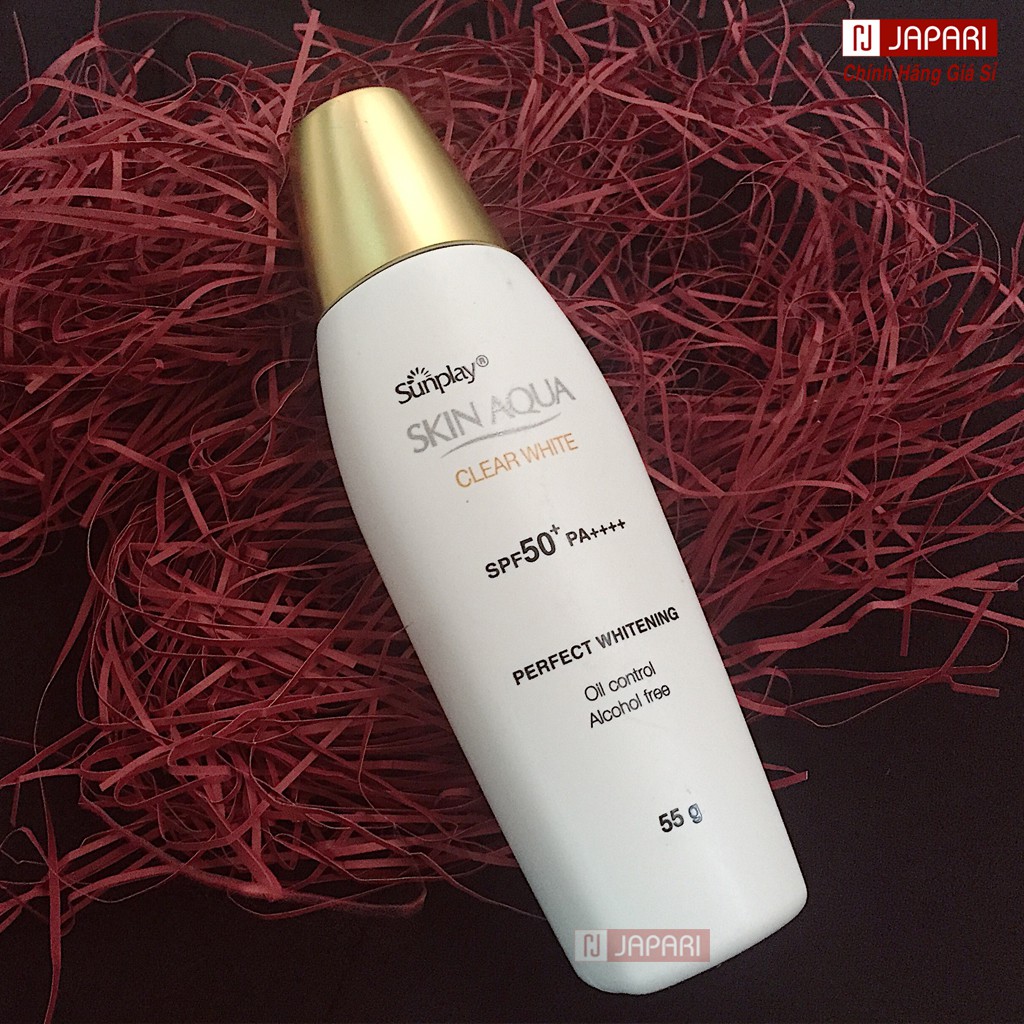 Kem Chống Nắng Skin Aqua Nắp Vàng Clear White Cho Da Dầu Mụn -Kcn Sunplay Skinaqua Nhật Bản Kiềm Dầu Nâng Tone JAPARI | BigBuy360 - bigbuy360.vn