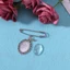 GODD Họ Ảnh Đá Quý Giá Đỡ Thổ Cẩm Mặt Dây Chuyền Bó Hoa Charm Pin Cưới Boutonniere