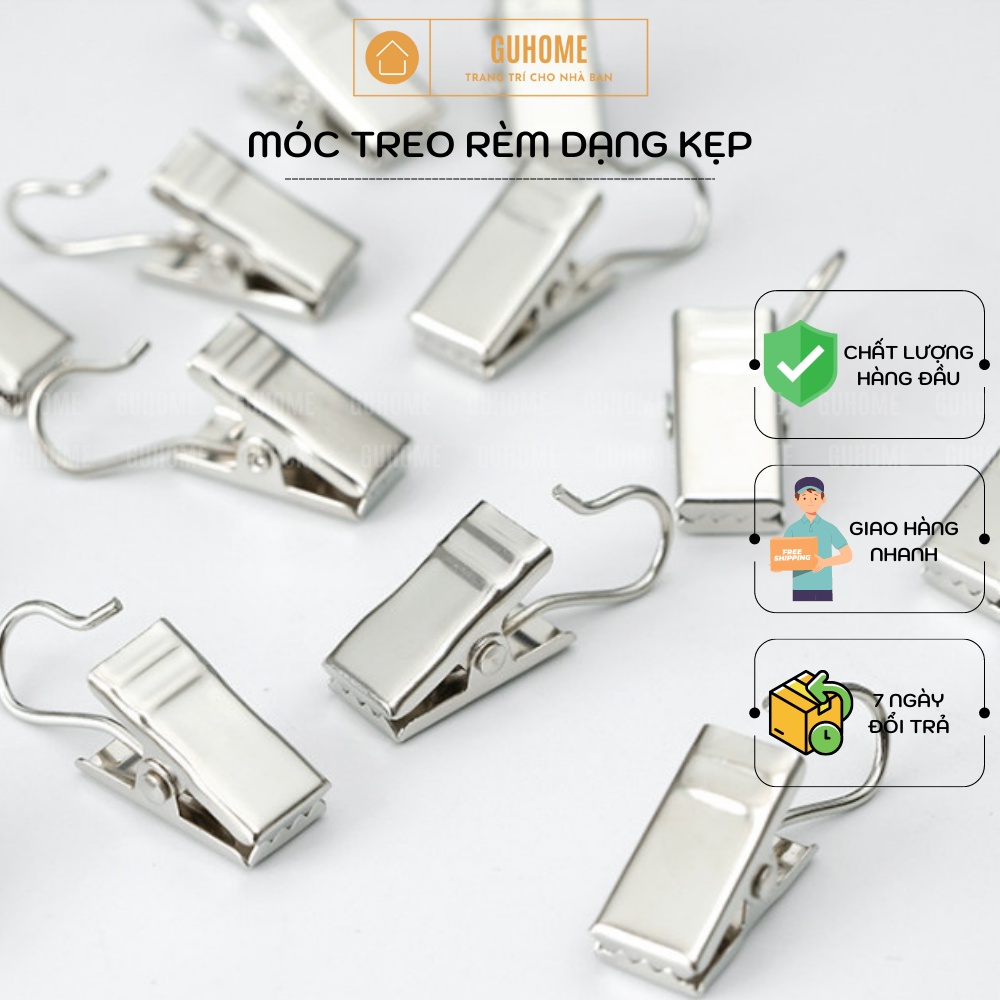Móc Treo Rèm Dạng Kẹp, Kẹp Vải Treo Tường Đa Năng | Shopee Việt Nam