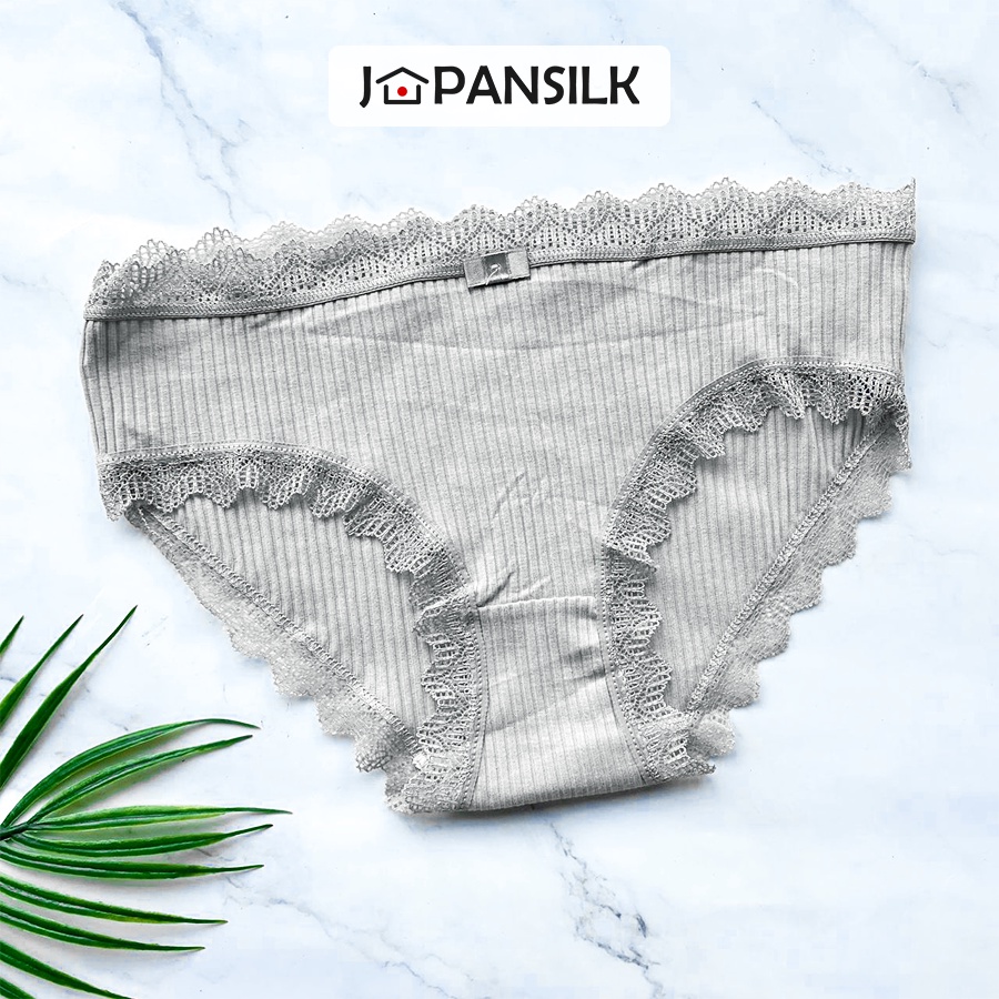 Ảnh Quần lót cotton sợi tre kháng khuẩn cao cấp JAPAN SILK, viền ren sexy đáng yêu QL003 1