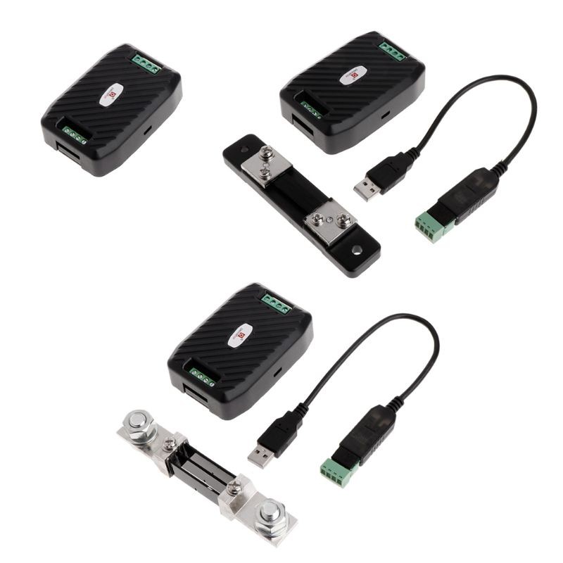 Hộp mô đun điện kết nối giao diện RS485 PZEM-017 kèm dây cáp USB DC 0-300V 300A