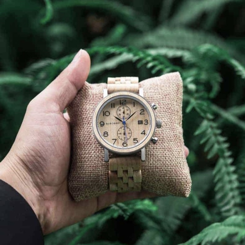 Đồng hồ đeo tay nam vỏ gỗ WoodWatch GS08