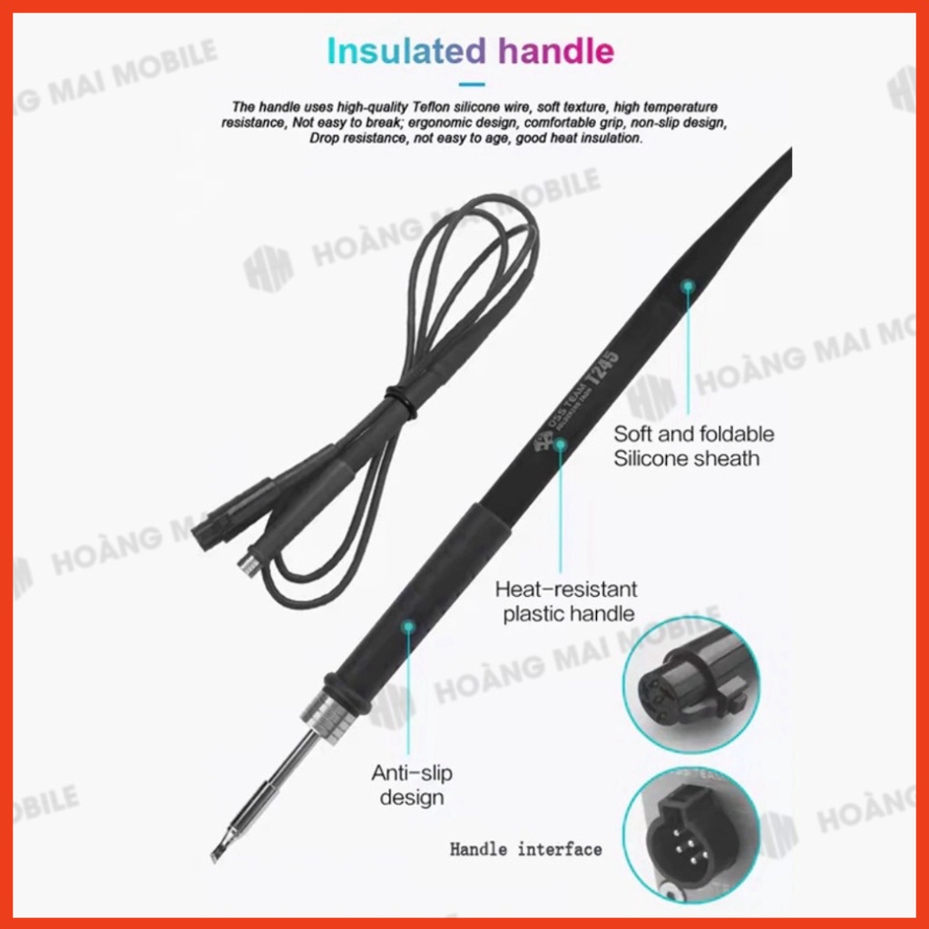 Máy hàn cầm tay phù hợp mũi hàn C245 OSSTEAM T245
