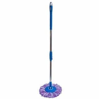 AMZO_CÂY LAU NHÀ XOAY 360 ĐỘ THAY THẾ INOX LỚN 22MM -25MM ( KHÓA LẬT - ĐÃ KÈM BÔNG LAU )