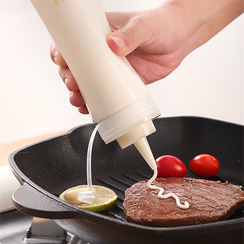 Bình Đựng Nước Sốt Dầu Ô Liu Có Nắp Dạng Bóp Tiện Lợi