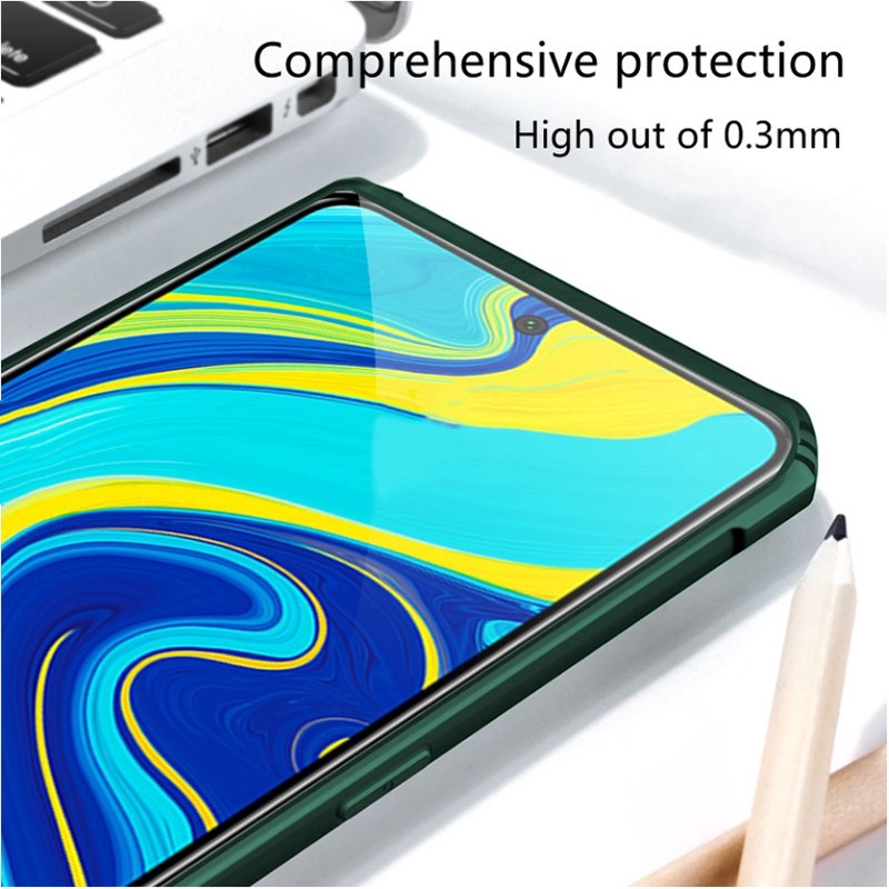 Ốp điện thoại trong suốt chống sốc 2in1 Xiaomi POCO X3 Pro NFC M3 F3 Mi 10T Pro 11 Redmi Note 10 9s 9 Pro Max 9A 9C Ốp lưng bảo vệ túi khí Poco X3 NFC Vỏ trong suốt