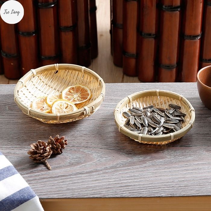 Rổ tre đan mini decor chụp ảnh đựng đồ nhỏ xinh | Shopee Việt Nam