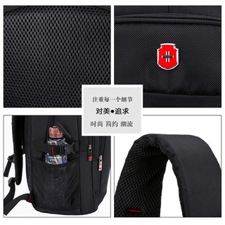 Ba lô Thụy Sĩ Túi đựng máy tính xách tay du lịch 17 "Ba lô công sở túi đi học