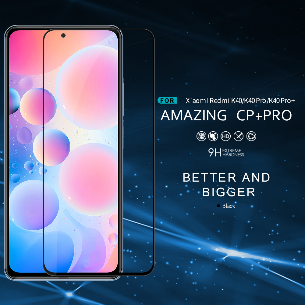 Ảnh Kính Cường Lực Nillkin CP+ Pro Độ Cứng 9h Chống Chói Chống Nổ Cho Xiaomi Redmi K40 / K40 Pro / K40 Pro+ 1