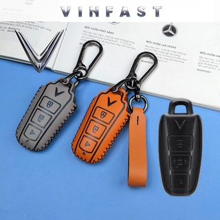 Bao da chìa khoá Xe điện Vinfast Klara S nhiều màu sắc (KLA Móc D)