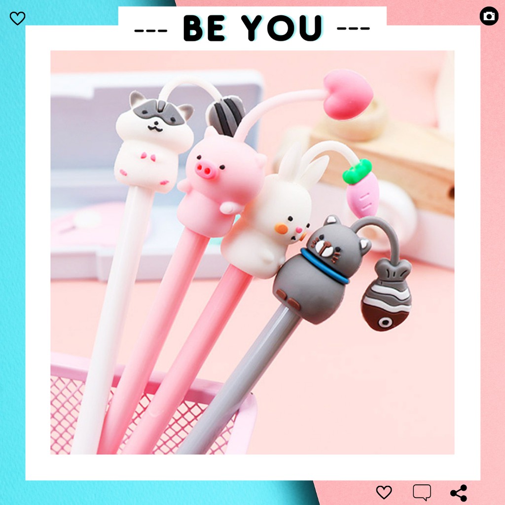 Bút Mực Nước Kiểu Dáng Xinh Xắn Dễ Thương (Mực Đen) - BEYOU