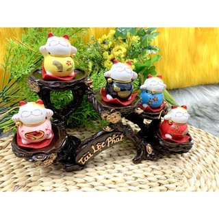 Tượng Mèo Sứ Thần Tài Maneki Neko và đế Tài Lộc Phát
