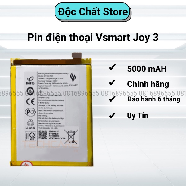 Pin điện thoại Vsmart Joy 3