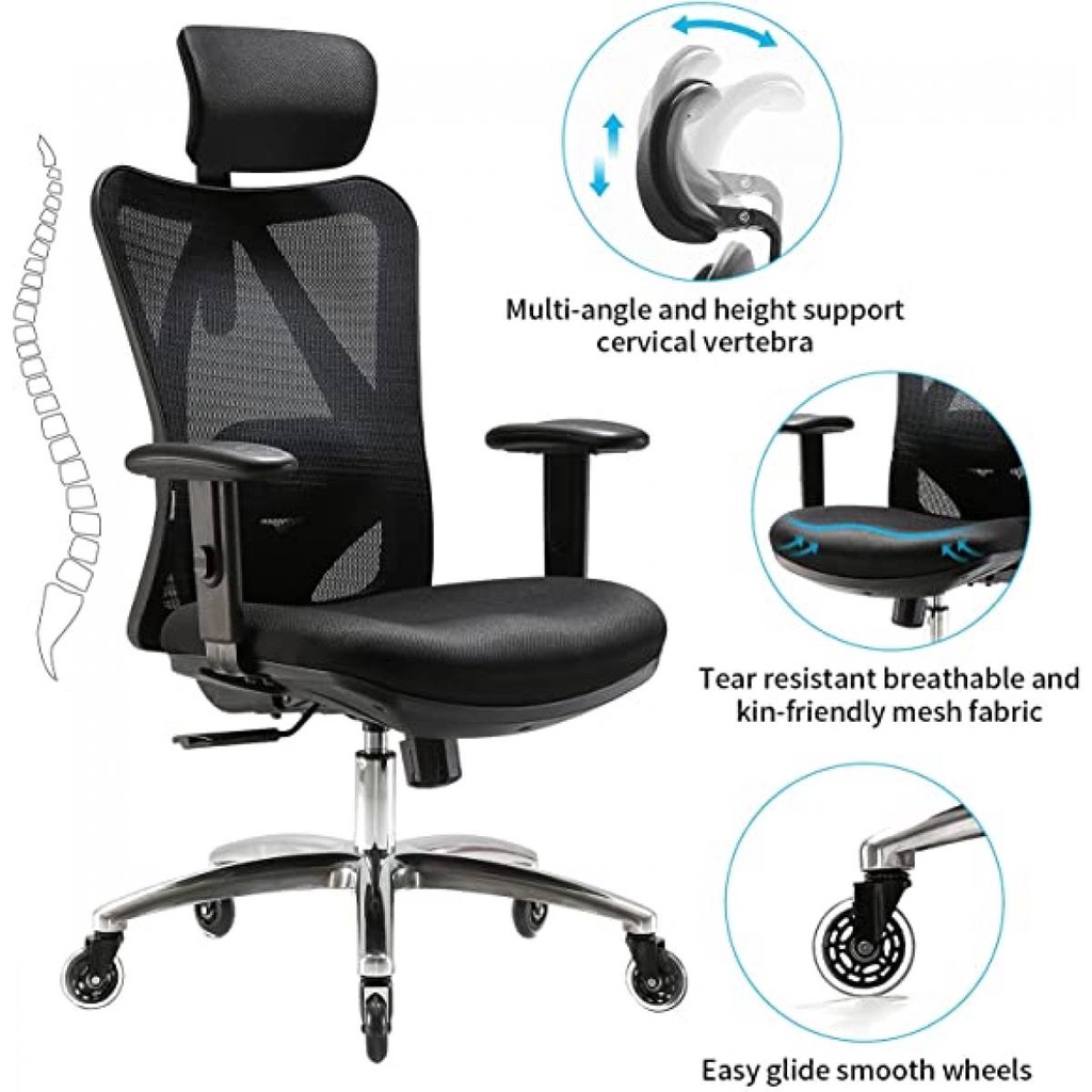 Ghế gaming Sihoo M18 - chi tiết