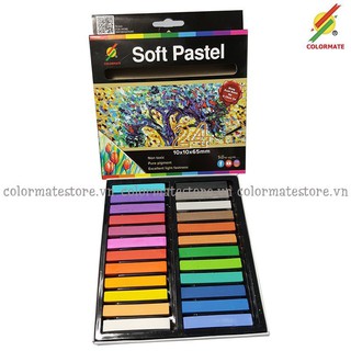 Hộp Phấn Màu 24 Cây Soft Pastel - Colormate