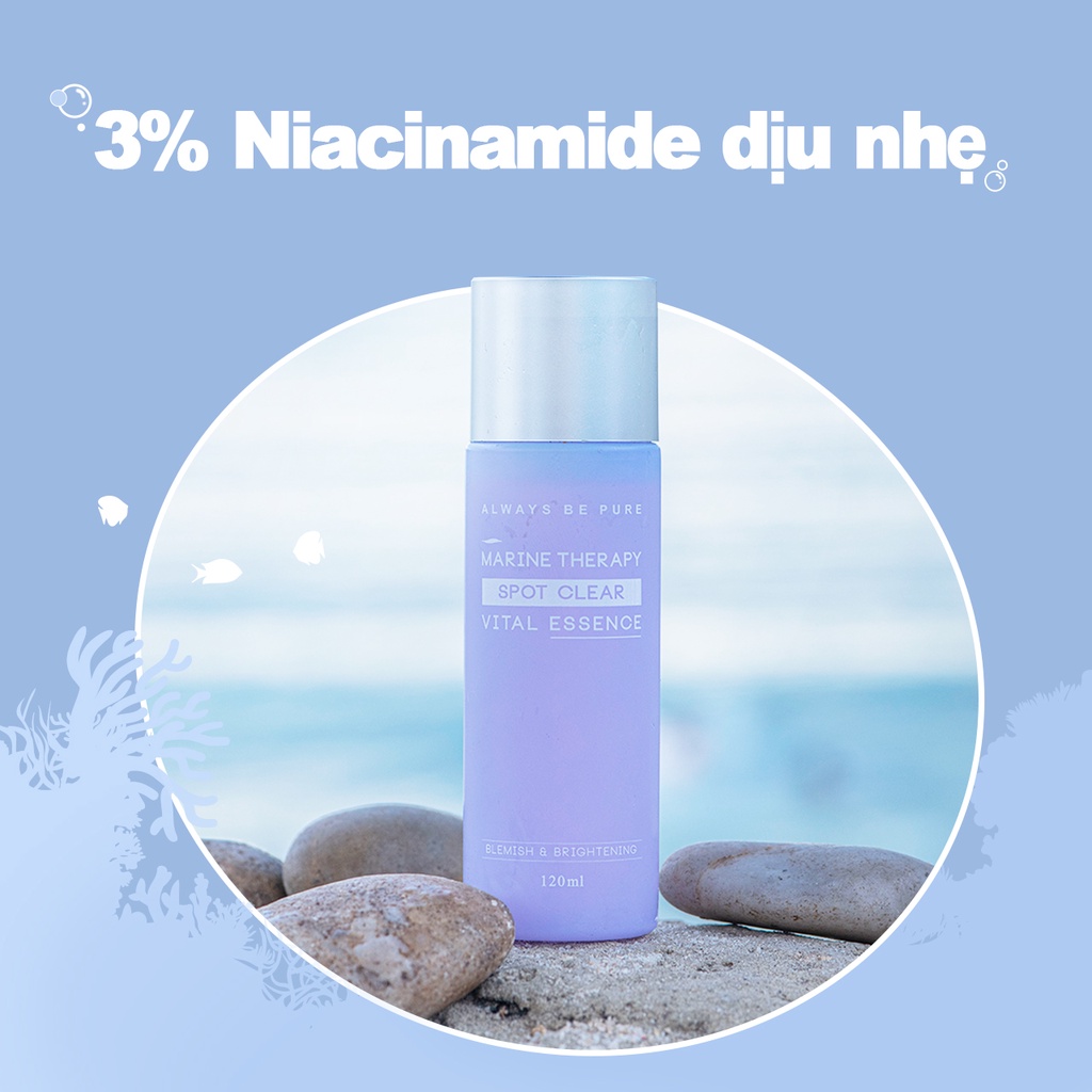 Ảnh Tinh chất dưỡng da chuyên sâu dạng nước Always Be Pure Marine Therapy Spot Clear Vital Essence 30ml 4