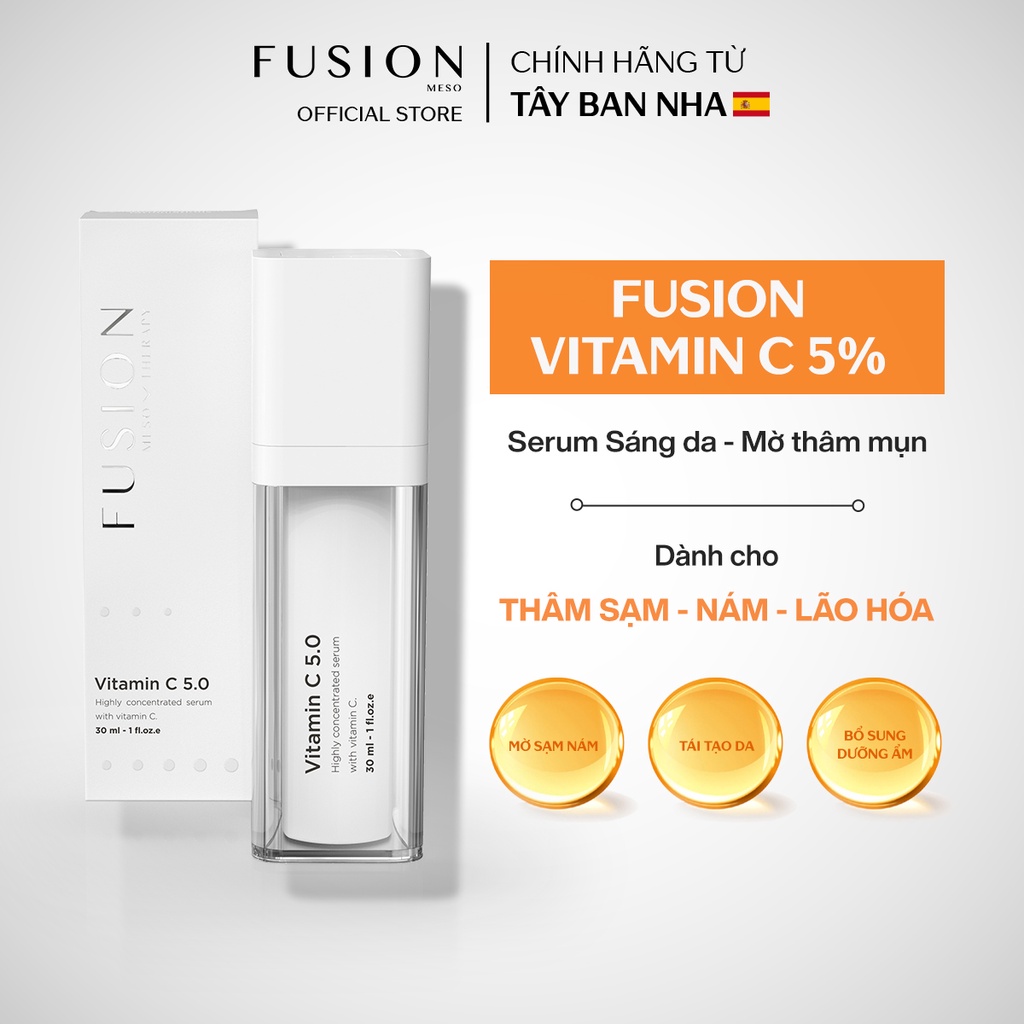 Tinh chất Vitamin c chống lão hóa da Fusion Vitamin C 5.0 30 ml
