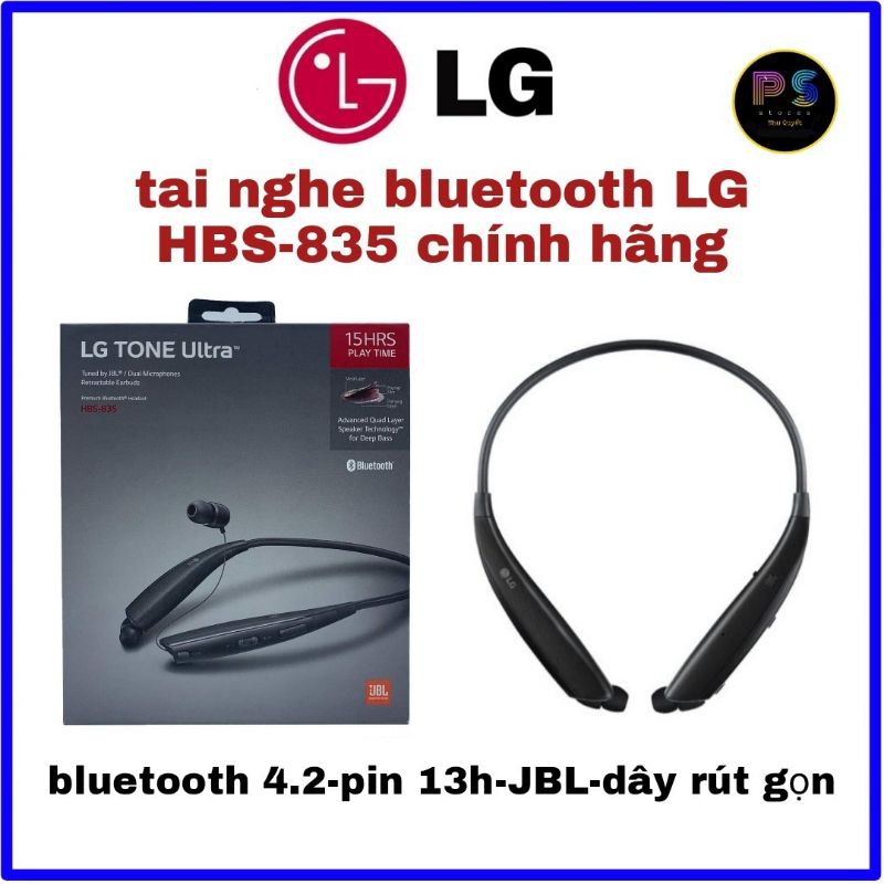 Tai nghe bluetooth LG HBS 835 chính hãng Shopee Việt Nam