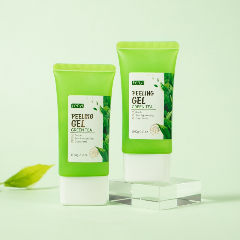Ảnh Gel tẩy tế bào chết FENYI chiết xuất trà xanh tẩy mụn đầu đen làm sạch lỗ chân lông hiệu quả chuyên dụng 60g 3