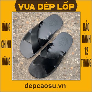 dép cao su 2 quai chéo lốp máy bay