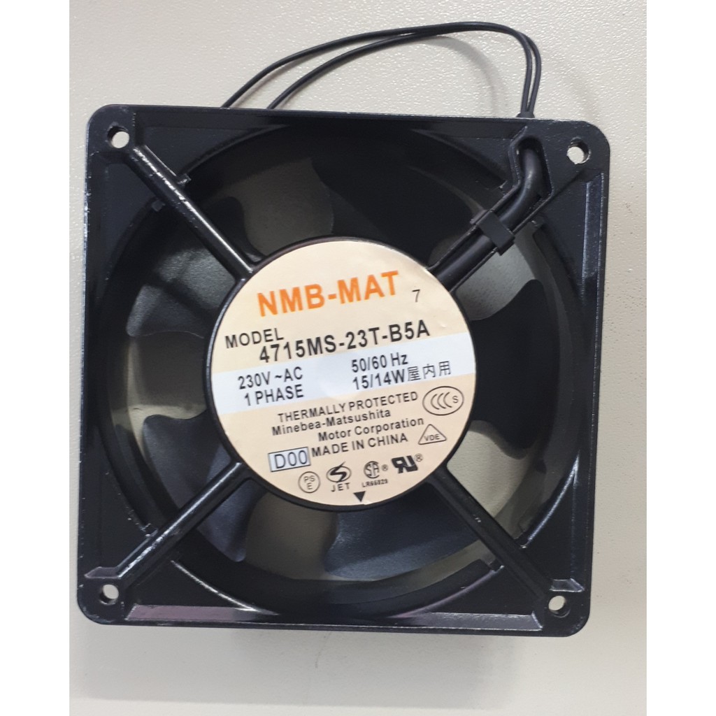 NMB 4715MS-23T-B5A 120X120X38mm 230V AC 12CM 14W 2900RPM Roulement À Billes UPS