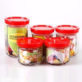 Bộ Gia Vị Thuỷ Tinh 5 Món 8512 Cam Homeware