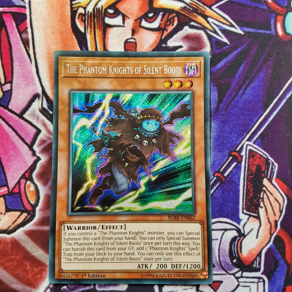 Thẻ bài Yugioh chính hãng |The Phantom Knights of Silent Boots | BLRR ...