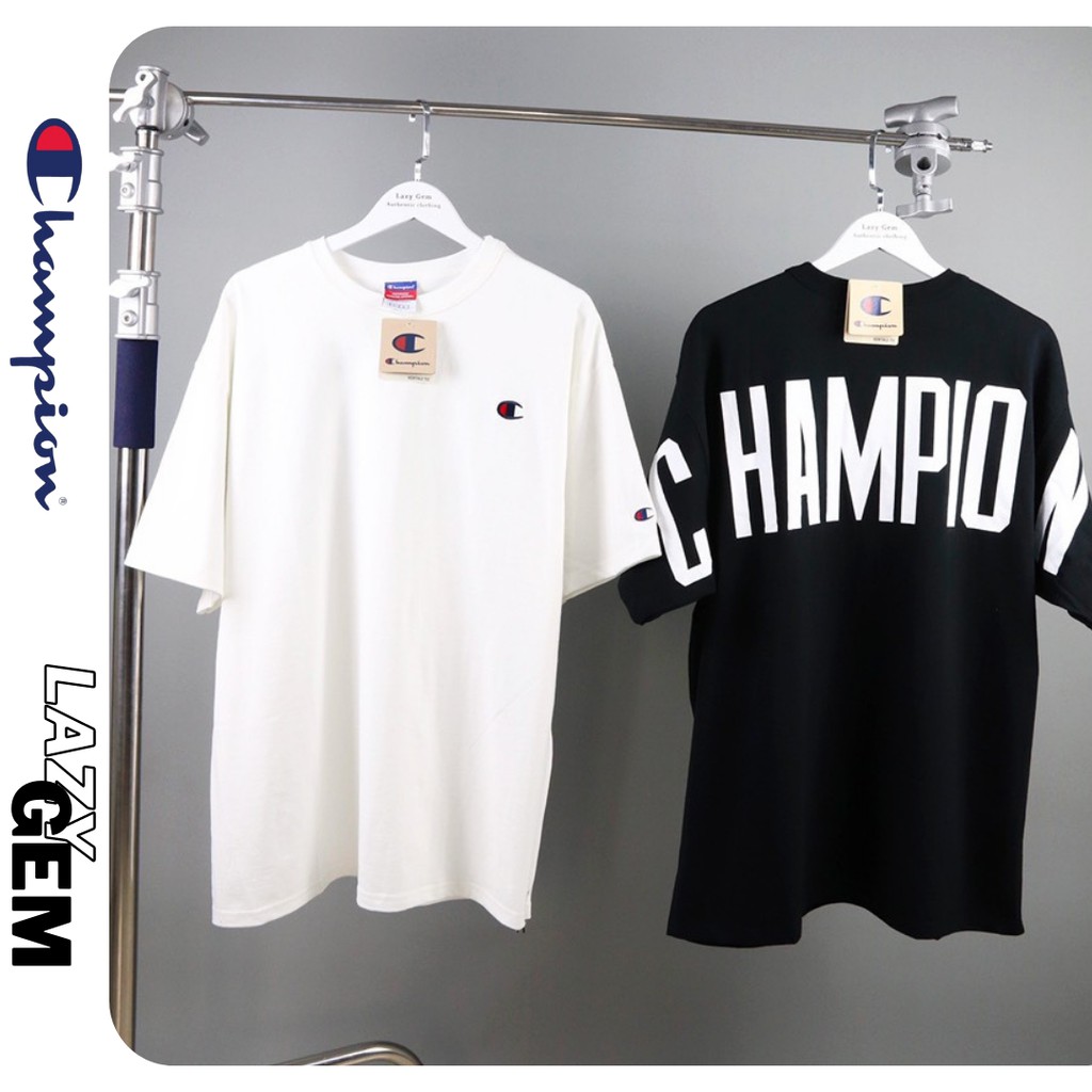 CHAMPION CHINH HANG Ao Champion BIG LOGO HERITAGE AUTHENTIC 100 C NH P TR C TI P T M